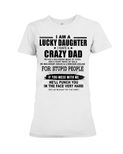 A HEART MADE OF GOLD - LOVELY GIFT FOR DAUGHTER Premium Fit Ladies Tee tile