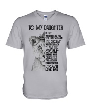 I AM THE STORM - PERFECT GIFT FOR DAUGHTER V-Neck T-Shirt tile