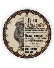 orna-daughter-remember-dad-dbub-htte (1) Circle Ornament (Wood tile