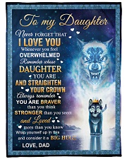 NEVER FORGET THAT I LOVE YOU Large Fleece Blanket - 60" x 80" front