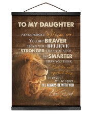 I'LL ALWAYS BE WITH YOU 12x16 Black Hanging Canvas thumbnail