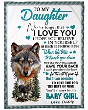 YOU'LL ALWAYS BE MY BABY GIRL - BEST GIFT FOR DAUGHTER Large Fleece Blanket - 60" x 80" front