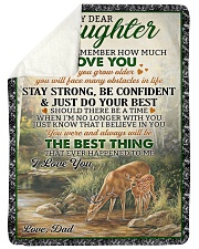 Just Do Your Best - Lovely Gift For Daughter Sherpa Fleece Blanket tile