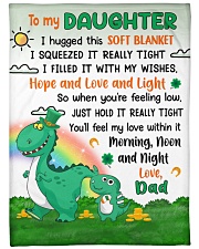 When You're Feeling Low, Just Hold It Really Tight - Lovely Gift For Daughter Large Fleece Blanket - 60" x 80" front
