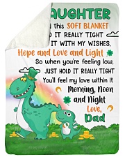 When You're Feeling Low, Just Hold It Really Tight - Lovely Gift For Daughter Sherpa Fleece Blanket tile