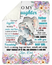 I Will Always Be With You - Best Gift For Daughter Sherpa Fleece Blanket tile