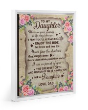 I Am So Proud Of You - Lovely Gift For Daughter Floating Framed Canvas Prints White tile