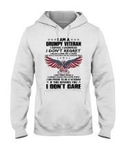 I AM A GRUMPY VETERAN - PERFECT GIFT FOR DAD Hooded Sweatshirt tile