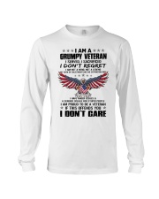 I AM A GRUMPY VETERAN - PERFECT GIFT FOR DAD Long Sleeve Tee tile