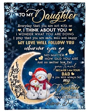 I THINK ABOUT YOU - TO DAUGHTER FROM DAD Fleece Blanket tile