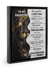 I Hope You Believe In Yourself - Lovely Gift For Daughter Floating Framed Canvas Prints Black tile