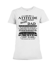 LOVES ME UNCONDITIONALLY - BEST GIFT FOR DAUGHTER Premium Fit Ladies Tee tile