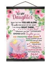 I'll ALways Be With You - Lovely Gift For Daughter Hanging Canvas tile
