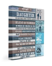 BELIEVE IN YOURSELF - LOVELY GIFT FOR DAUGHTER 11x14 Gallery Wrapped Canvas Prints front