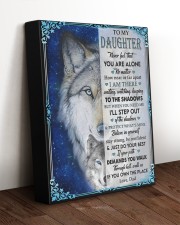 Never Forget That You Are Alone - Lovely Gift For Daughter 11x14 Gallery Wrapped Canvas Prints aos-canvas-pgw-11x14-lifestyle-front-17