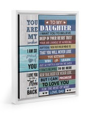 YOU ARE MY SUNSHINE - BEST GIFT FOR DAUGHTER Floating Framed Canvas Prints White tile