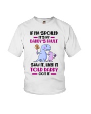 LIKED IT TOLD DADDY Youth T-Shirt front