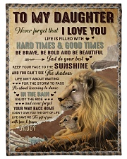 KEEP YOUR FACE TO THE SUNSHINE - BEST GIFT FOR DAUGHTER Fleece Blanket tile