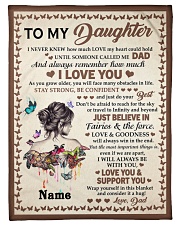 I Love You - Lovely Gift For Daughter Fleece Blanket tile