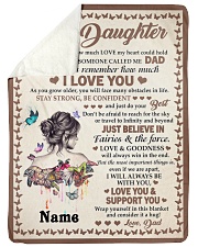 I Love You - Lovely Gift For Daughter Sherpa Fleece Blanket tile
