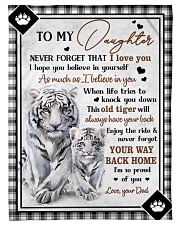 This Old Tiger Will Always Have Your Back - Lovely Gift For Daughter Fleece Blanket tile