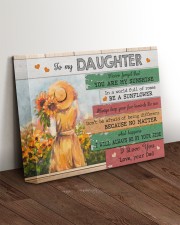 You Are My Sinshine - Lovely Gift For Daughter 14x11 Gallery Wrapped Canvas Prints aos-canvas-pgw-14x11-lifestyle-front-17