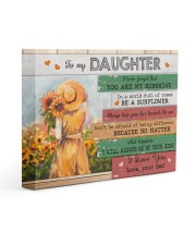 You Are My Sinshine - Lovely Gift For Daughter 14x11 Gallery Wrapped Canvas Prints front