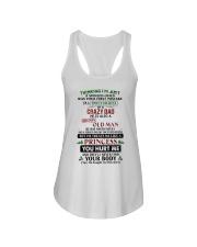 I'm Spoiled Daughter Of A Crazy Dad Ladies Flowy Tank tile