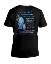 I'm A Dad To A Beautiful Daughter V-Neck T-Shirt tile