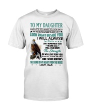 LOOK RIGHT BESIDE YOU - LOVELY GIFT FOR DAUGHTER Premium Fit Mens Tee tile