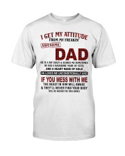 He Loves Me Unconditionally - Lovely Gift For Daughter Classic T-Shirt tile
