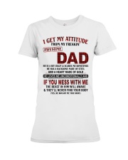 He Loves Me Unconditionally - Lovely Gift For Daughter Premium Fit Ladies Tee tile