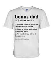 Bonus Dad - Perfect Gift For Bonus Dad V-Neck T-Shirt tile