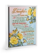 The Life Of You - Amazing Gift For Daughter Floating Framed Canvas Prints White tile