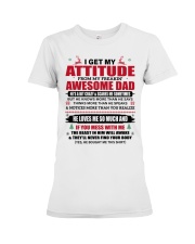HE LOVES ME SO MUCH - AMAZING GIFT FOR DAUGHTER Premium Fit Ladies Tee tile