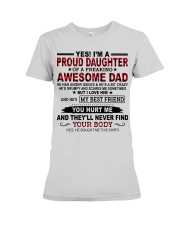 HE'S MY BEST FRIEND - LOVELY GIFT FOR DAUGHTER Premium Fit Ladies Tee tile