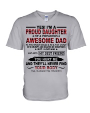HE'S MY BEST FRIEND - LOVELY GIFT FOR DAUGHTER V-Neck T-Shirt tile