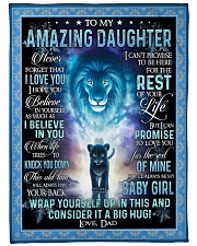 I HOPE YOU BELIEVE IN YOURSELF Large Fleece Blanket - 60" x 80" front
