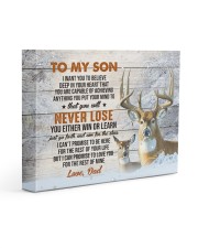 YOU WILL NEVER LOSE - LOVELY GIFT FOR SON 14x11 Gallery Wrapped Canvas Prints front