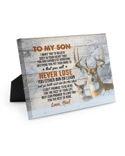 YOU WILL NEVER LOSE - LOVELY GIFT FOR SON 10x8 Easel-Back Gallery Wrapped Canvas thumbnail