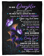 WE LOVE YOU - GREAT GIFT FOR DAUGHTER Fleece Blanket tile