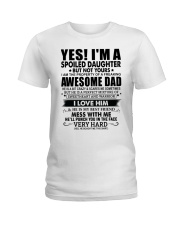 MESS WITH ME - AMAZING GIFT FOR DAUGHTER Ladies T-Shirt tile