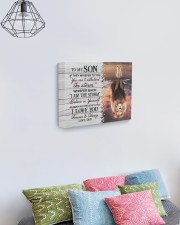 I Am The Storm - Best Gift For Son 14x11 Gallery Wrapped Canvas Prints aos-canvas-pgw-14x11-lifestyle-front-02