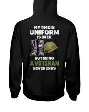 My Time In Uniform Is Over - Perfect Gift For Veteran Hooded Sweatshirt tile