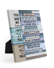 You Are My Sunshine - Best Gift For Daughter Easel-Back Gallery Wrapped Canvas tile