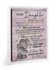 I LOVE YOU FOREVER AND ALWAYS Floating Framed Canvas Prints White tile