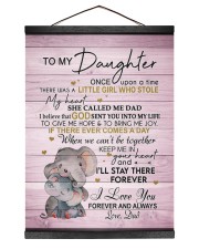 I LOVE YOU FOREVER AND ALWAYS Hanging Canvas tile