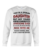 HE'S A BIT CRAZY AND SCARES ME SOMETIMES Crewneck Sweatshirt tile