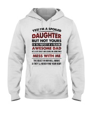 HE'S A BIT CRAZY AND SCARES ME SOMETIMES Hooded Sweatshirt tile