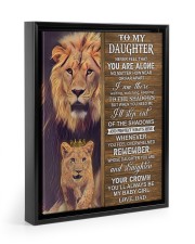 1 DAY LEFT - GET YOURS NOW Floating Framed Canvas Prints Black tile